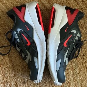 Nike Black and Red Sneakers